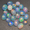 22 pcs Natural Ethiopian Opal |Round & Oval Shape | Size:6-9mm - The LabradoriteKing