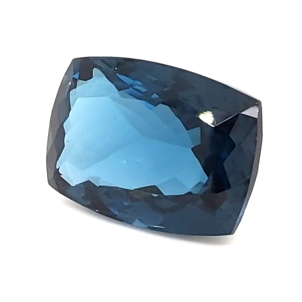 Natural London Blue Topaz Faceted | Rectangle | Size: 20x15mm