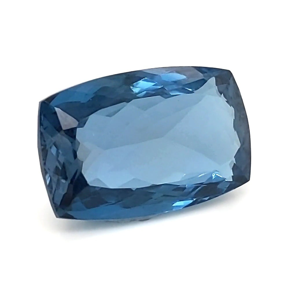 Natural London Blue Topaz Faceted | Rectangle | Size: 23x15mm - The LabradoriteKing