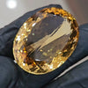 Natural Big Size Citrine Faceted  | Oval | Size: 36x27mm - The LabradoriteKing