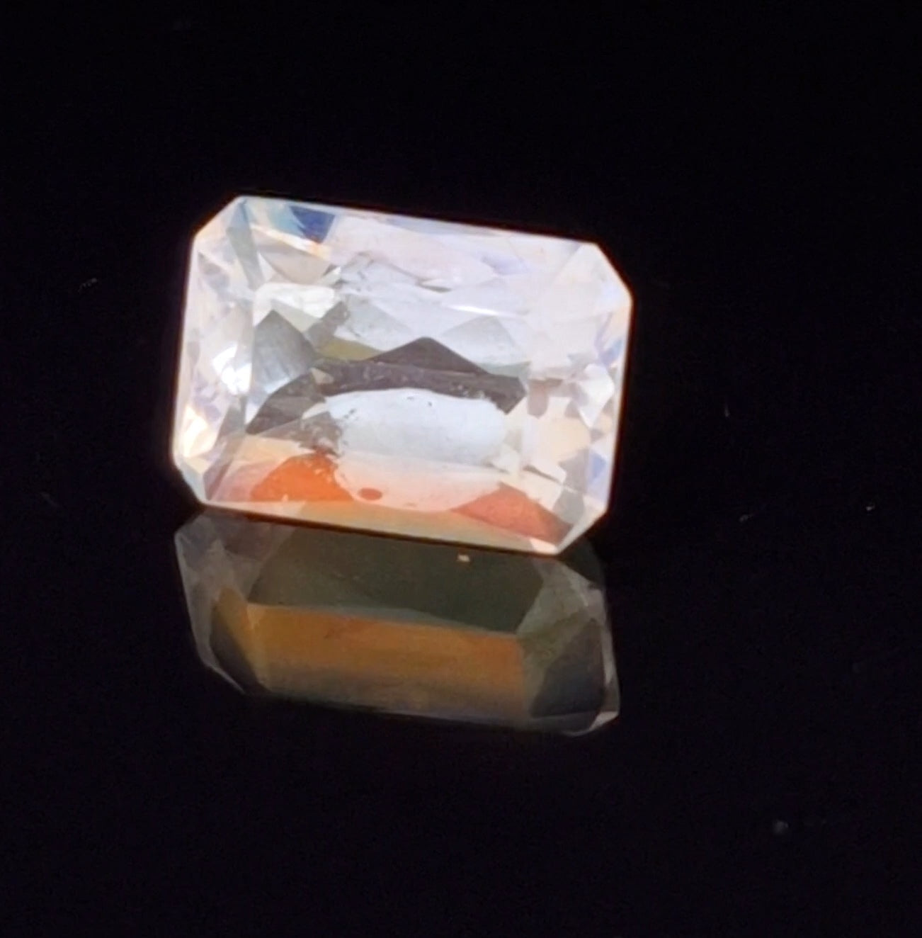 Natural Madagascar Moonstones Faceted | Shape: Rectangle | Size: 9x7mm | Top quality - The LabradoriteKing