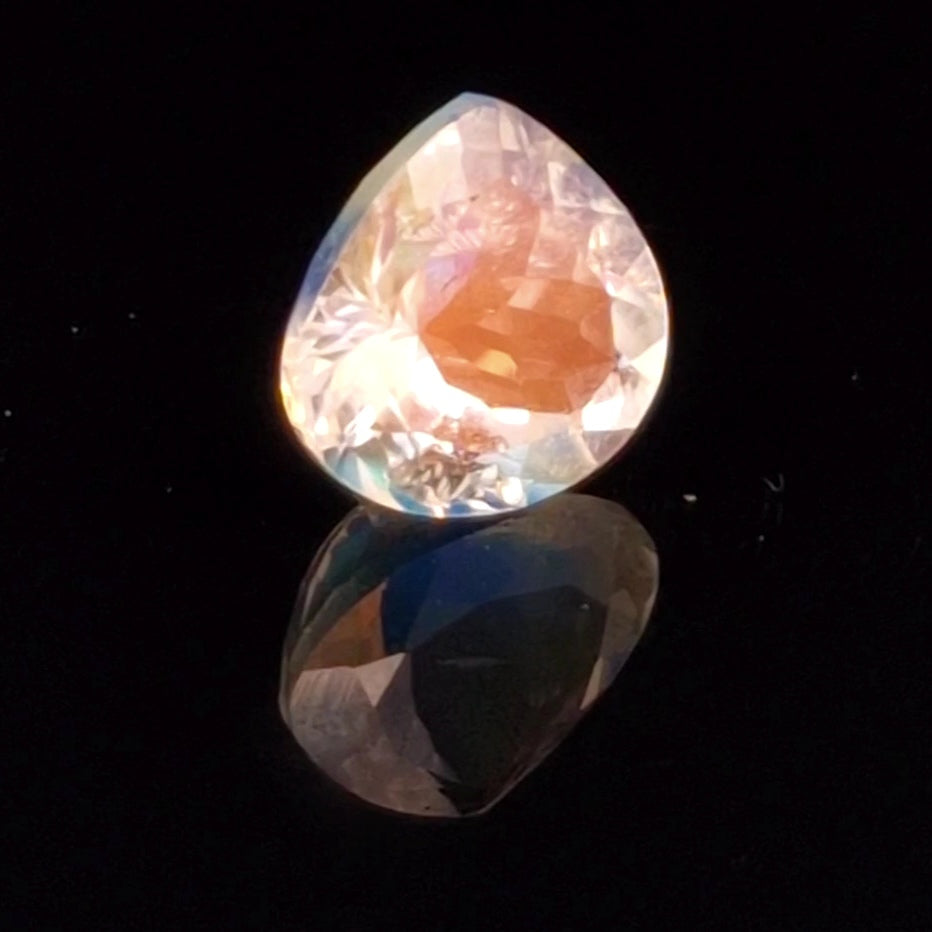 2.1 Cts Natural Madagascar Moonstones Faceted | Teardrop | Size: 9mm | Top quality