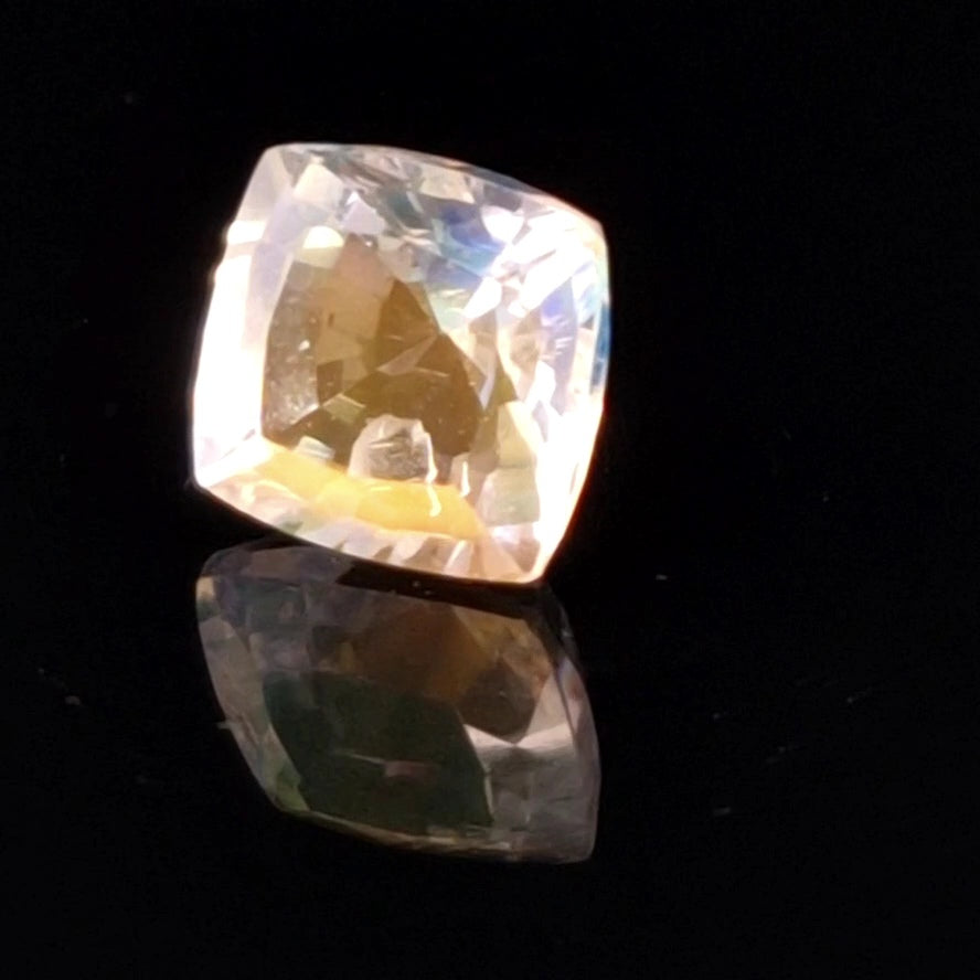 3 Cts Natural Madagascar Moonstones Faceted | Square | Size: 8mm | Top quality