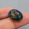 Natural Ethiopian Black Smoked Opal Cabochon | Oval | Size: 22x16mm | 18.5 Cts