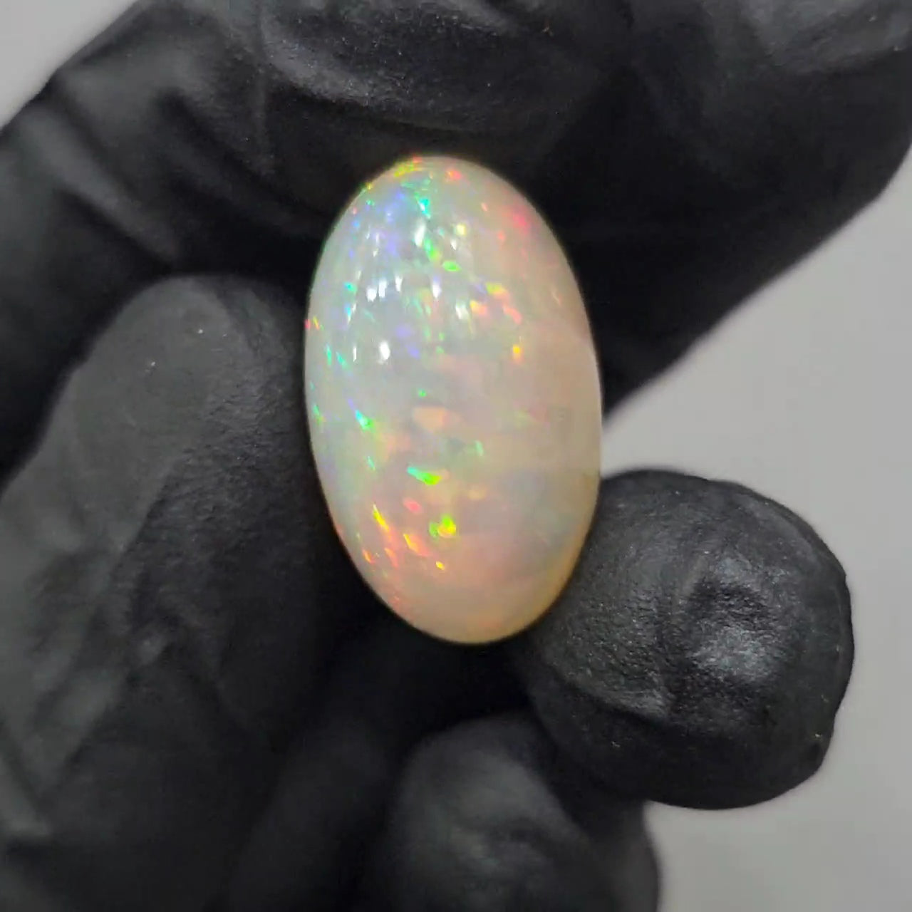 1 Pcs Of Natural Ethiopian Opal Cabochon | Oval | Size: 19x12mm