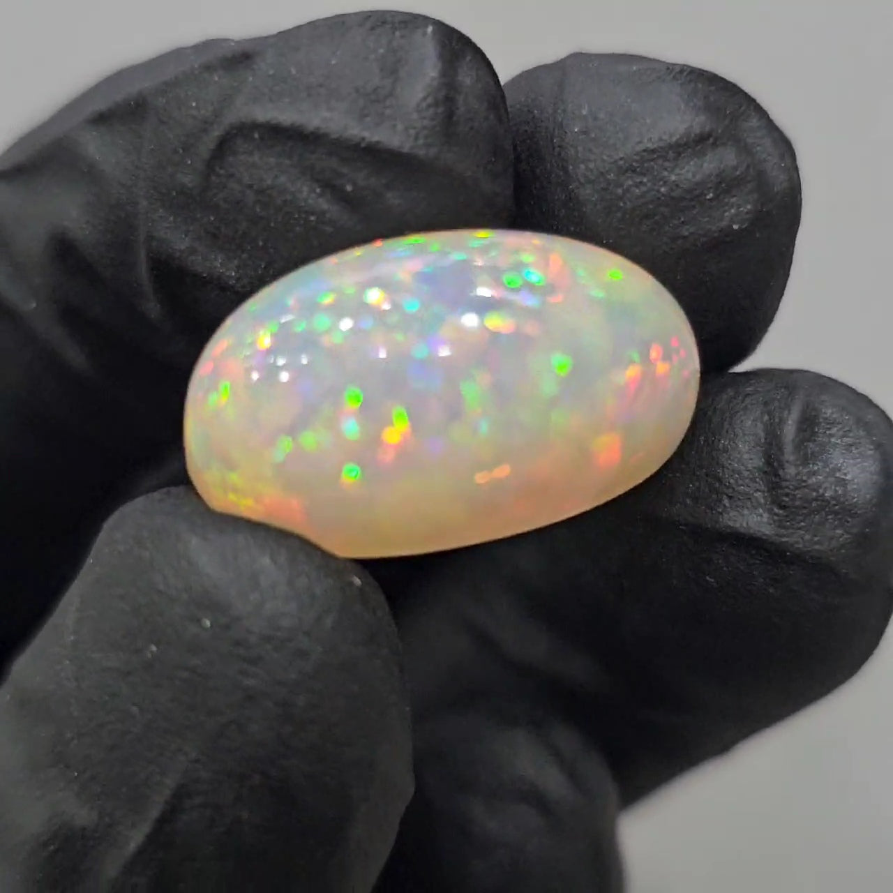 1 Pcs Of Natural Ethiopian Opal Cabochon | Oval | Size: 19x12mm