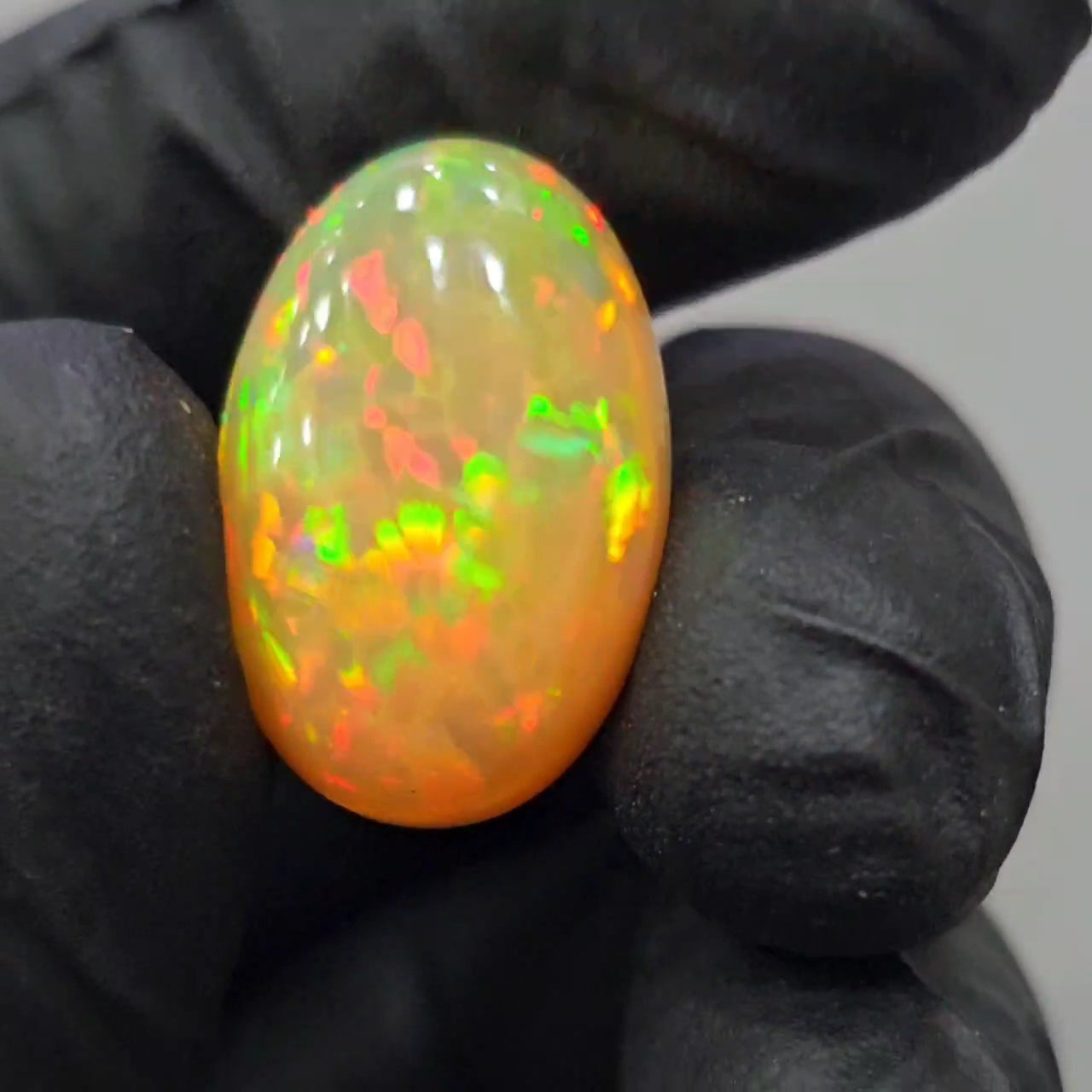 1 Pcs Of Natural Ethiopian Opal Cabochon | Oval | Size: 20x14mm