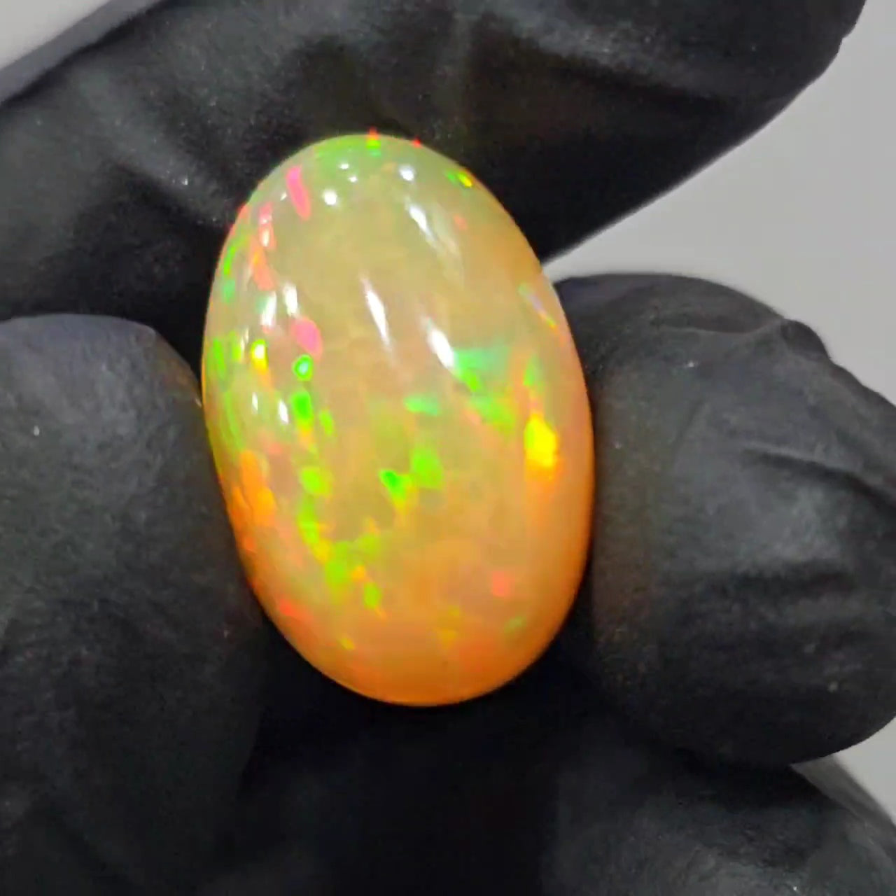 1 Pcs Of Natural Ethiopian Opal Cabochon | Oval | Size: 20x14mm