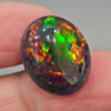 Natural Ethiopian Black Smoked Opal Cabochon | Oval| Size: 20x16mm