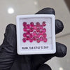 25 Pcs Of Natural Ruby Faceted | Oval Shape | Size: 5x4mm