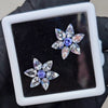 14 Pcs Natural Tanzanite  Madagascar Moonstones Faceted | Shape: MIx| Size: 6-4mm