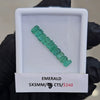 10 Pcs Natural Emerald Faceted | Shape: Rectangle| Size: 5x3mm