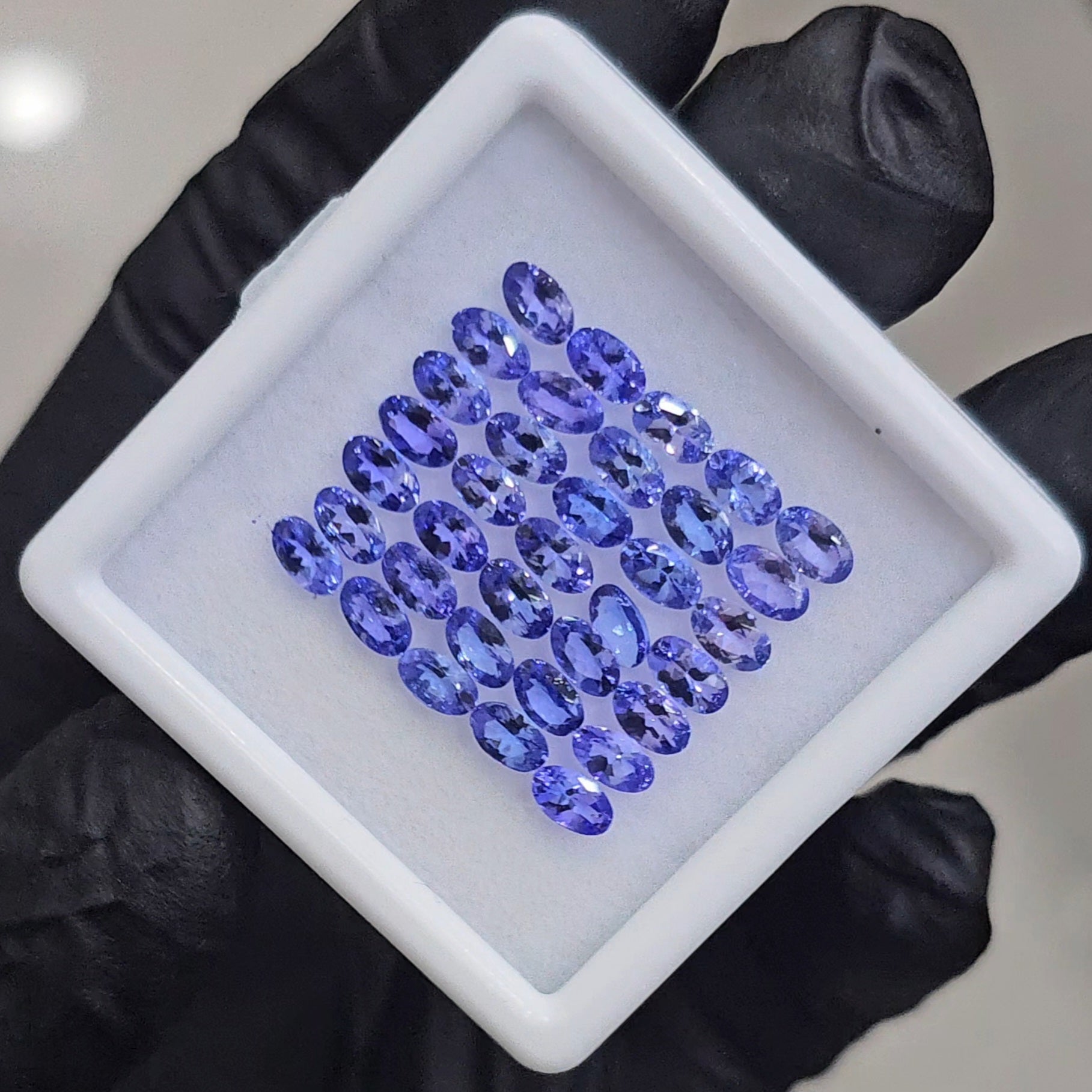 35 Pcs Natural Tanzanite AAA+ Faceted | Shape: Oval| Size: 5x3mm