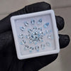 23 Pcs Natural Aquamarine Faceted Unheated | Shape: Mix| Size: 6-8mm