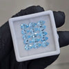 15Pcs Natural Blue Topaz Faceted  | Pear | 8x5mm