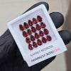 20 Pcs Natural Redrose Garnet | Pear| Size: 7x5mm - The LabradoriteKing