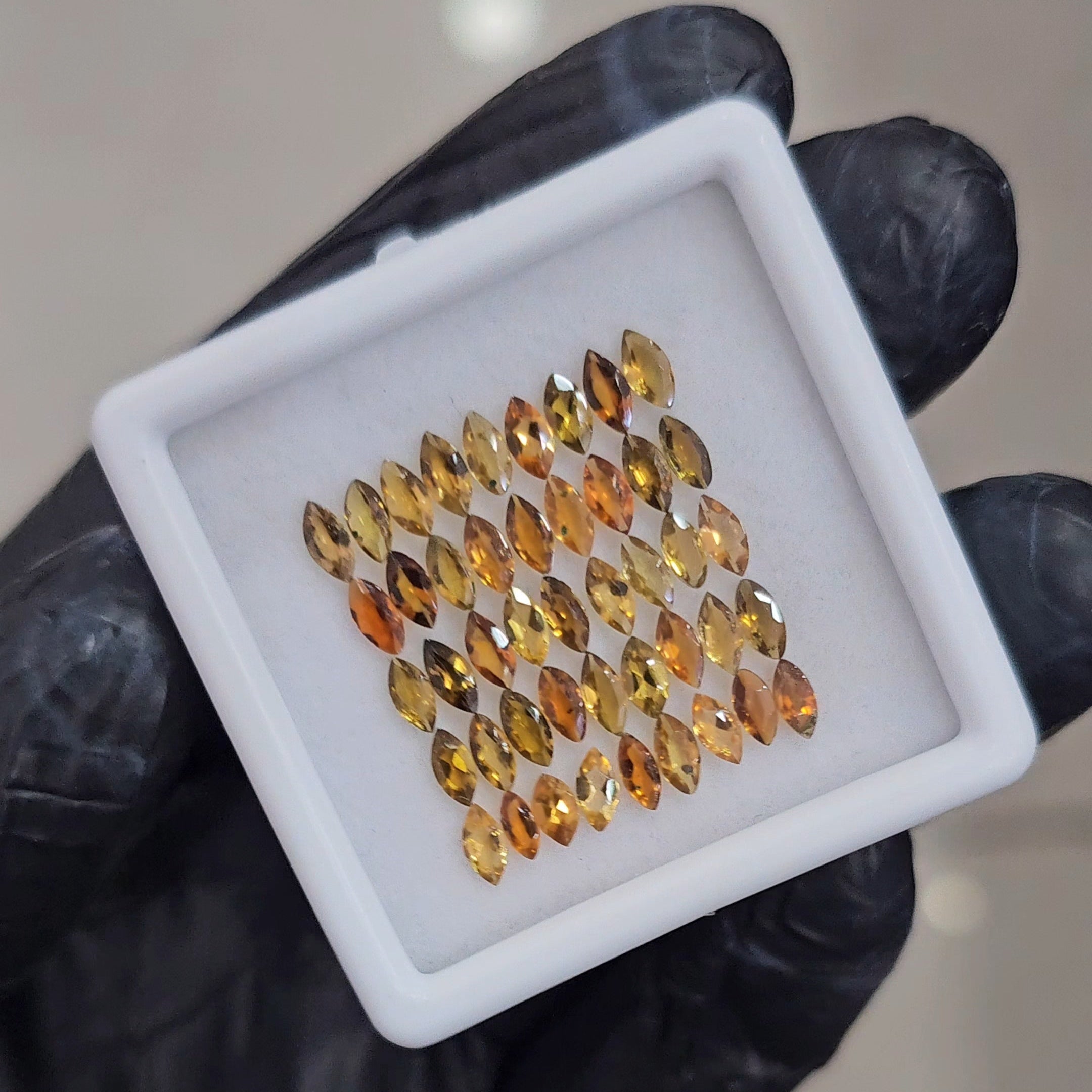 45 Pcs of Natural Tourmaline Faceted  | Marquise| Size: 6x3mm - The LabradoriteKing