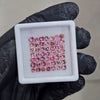 49 Pcs of Natural Pink Tourmaline Faceted  | Round | Size: 3mm