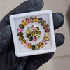 33 Pcs of Natural Pink Tourmaline Faceted  | mix | Size: 6x4mm