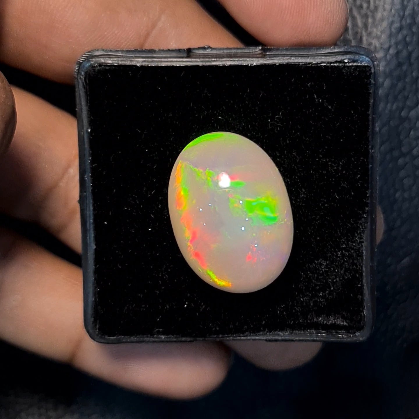Natural Ethiopian Opal Cabochon | Oval| Size: 22x16mm