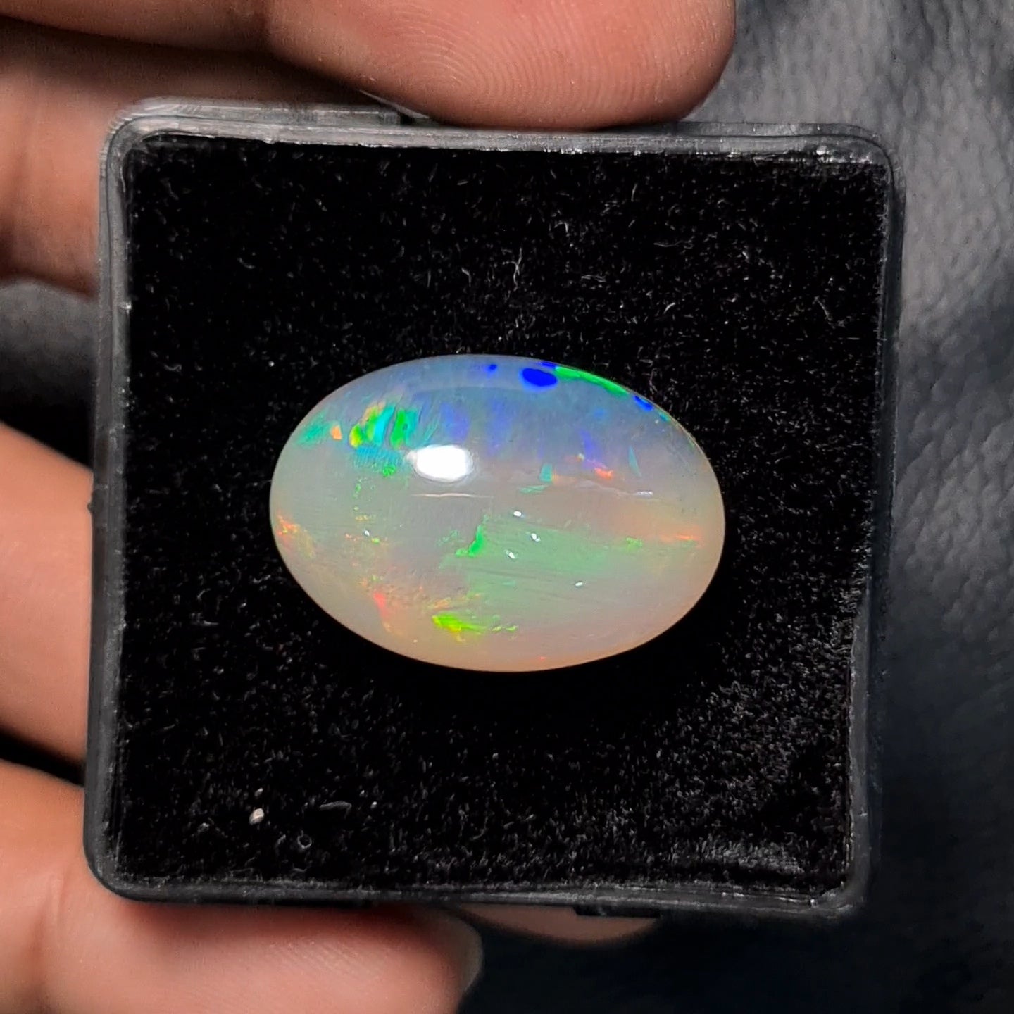 Natural Ethiopian Opal Cabochon | Oval| Size: 22x15mm