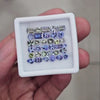 34 Pcs Natural Unheated Tanzanite Faceted | Mix | 3-6mm