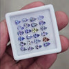 24 Pcs Of Natural Unheated Tanzanite Faceted | Shape: Pear | Size: 6x4mm