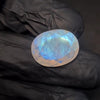 Natural Rainbow Moonstone from India Faceted | Oval| 18x14mm