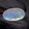 Natural Rainbow Moonstone from India Faceted | Oval| 24x14mm