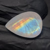 Natural Rainbow Moonstone from India Faceted | Pear| 18x13mm
