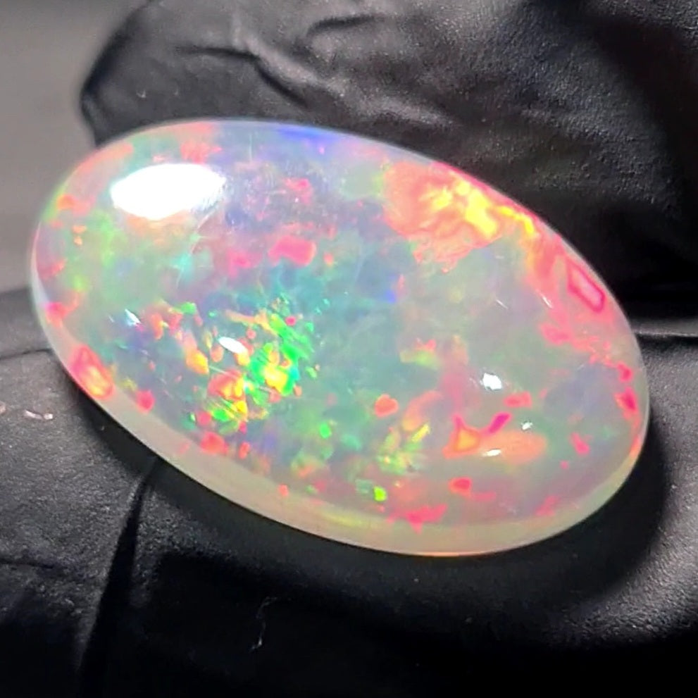 Natural Ethiopian Opal Cabochon | Oval| Size: 23x14mm - The LabradoriteKing