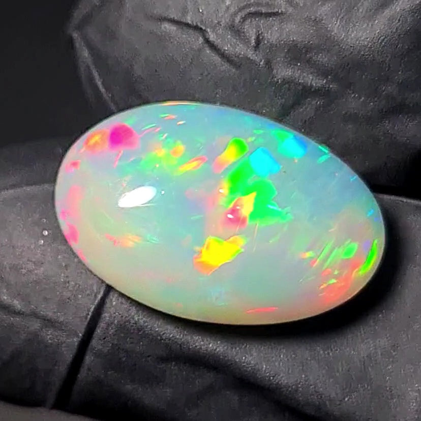 Natural Ethiopian Opal Cabochon | Oval| Size: 19x12mm - The LabradoriteKing