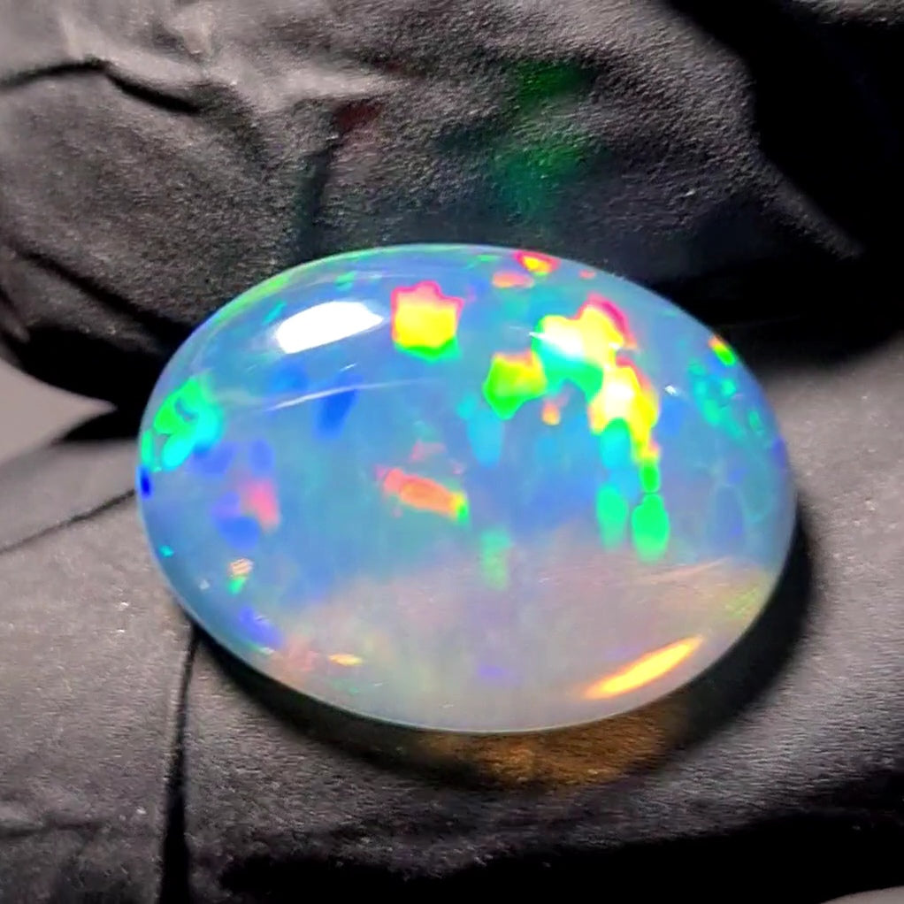 Natural Ethiopian Opal Cabochon | Oval| Size: 17x13mm