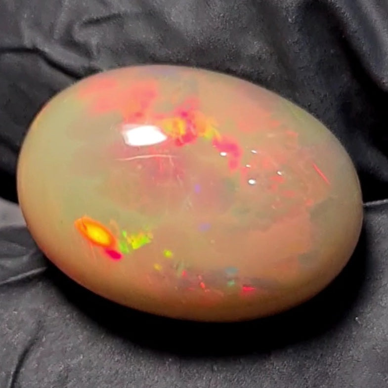 Natural Ethiopian Opal Cabochon | Oval| Size: 18x13mm