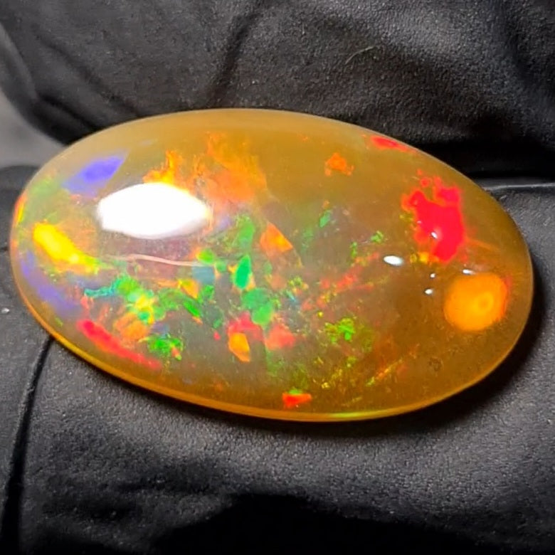 Natural Ethiopian Opal Cabochon | Oval| Size: 21x12mm - The LabradoriteKing