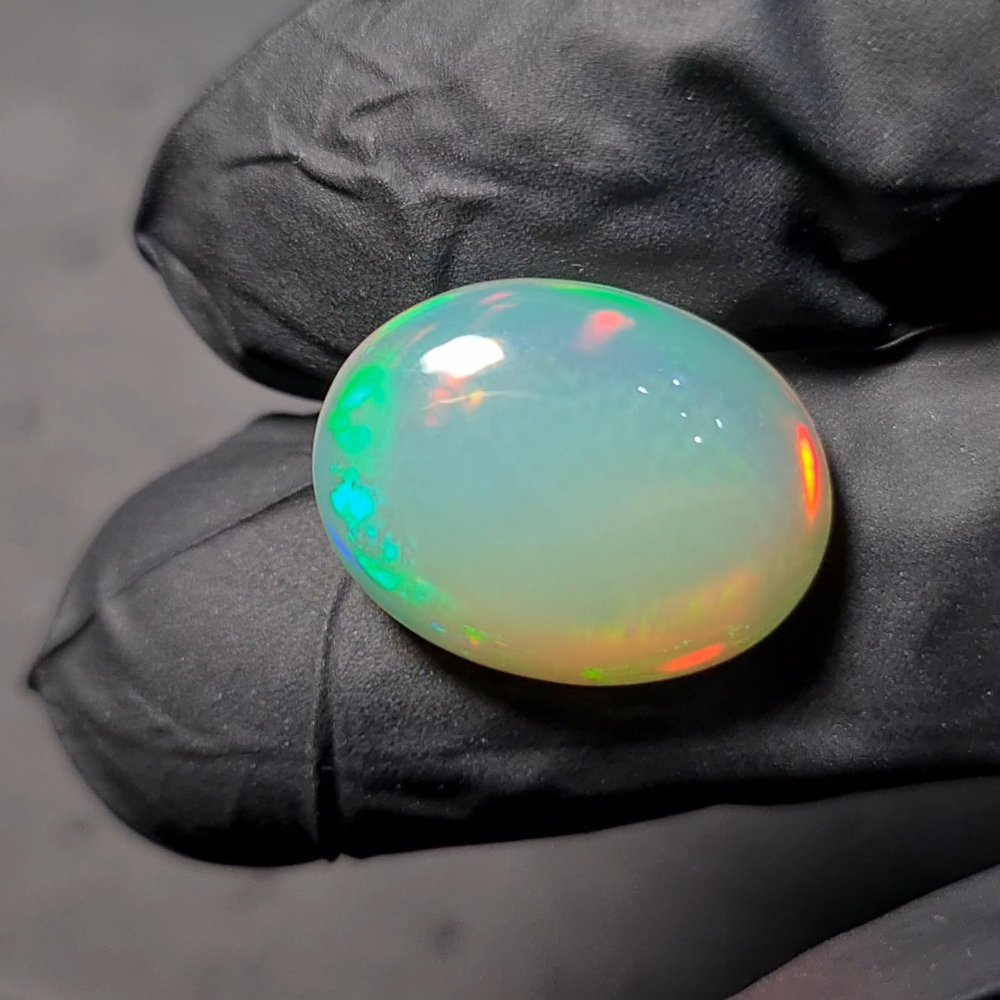 Natural Ethiopian Opal Cabochon | Oval| Size: 18x14mm