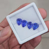 4 Pcs Of Natural Tanzanite Faceted Gemstone |Pear| Size: 10x8mm - The LabradoriteKing