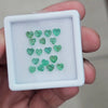 21 Pcs Natural Emerald Faceted | Shape: Heart | Size: 4mm - The LabradoriteKing