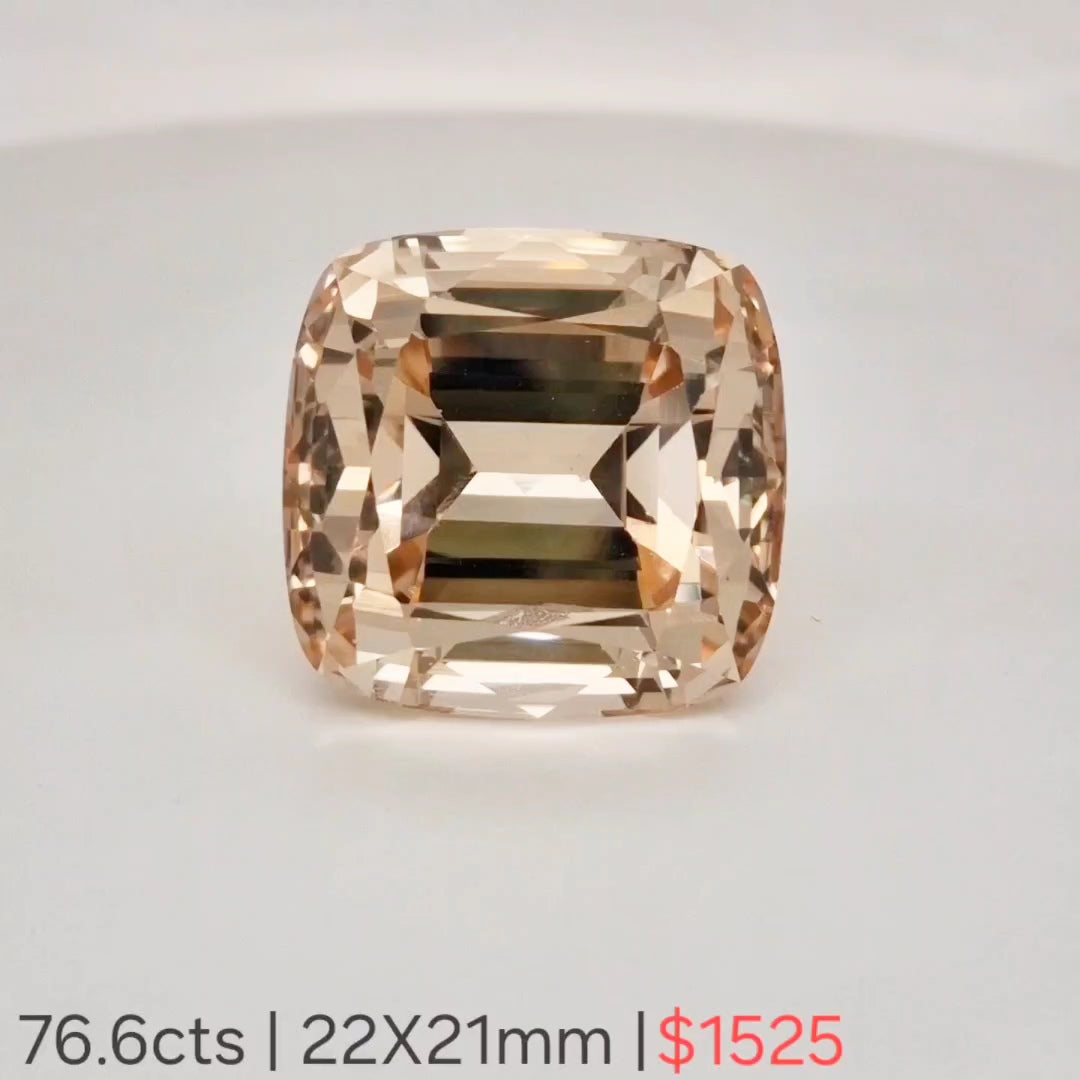 1 Pcs Of Natural Unheat Imperial Quartz Faceted | Rectangle | Size:22x21mm - The LabradoriteKing