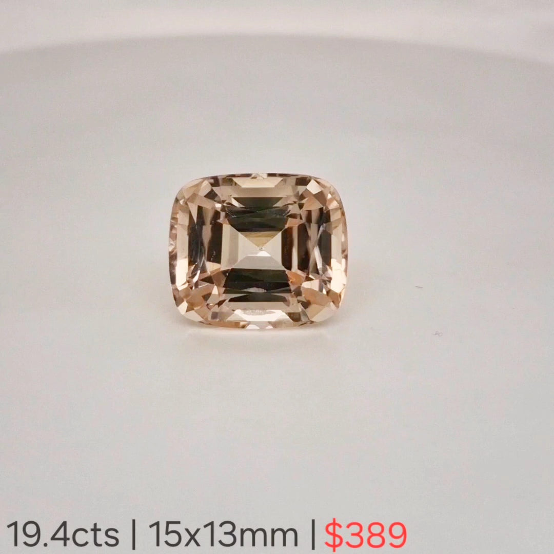 1 Pcs Of Natural Unheat Imperial Quartz Faceted | Rectangle | Size:15x13mm - The LabradoriteKing