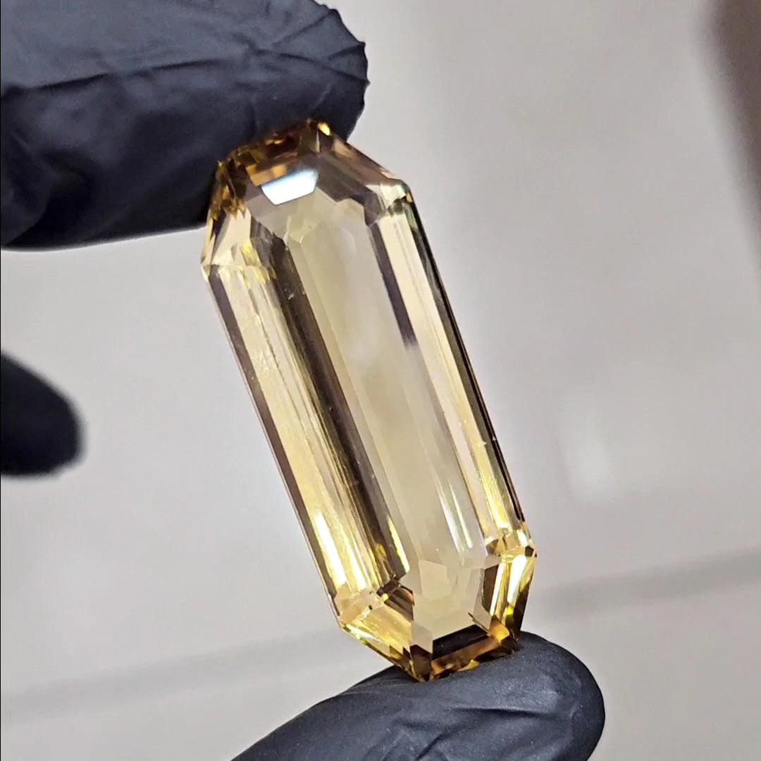 Natural Big Size Citrine |  Size: 42x16mm | Flawless Clarity Top Quality - The LabradoriteKing