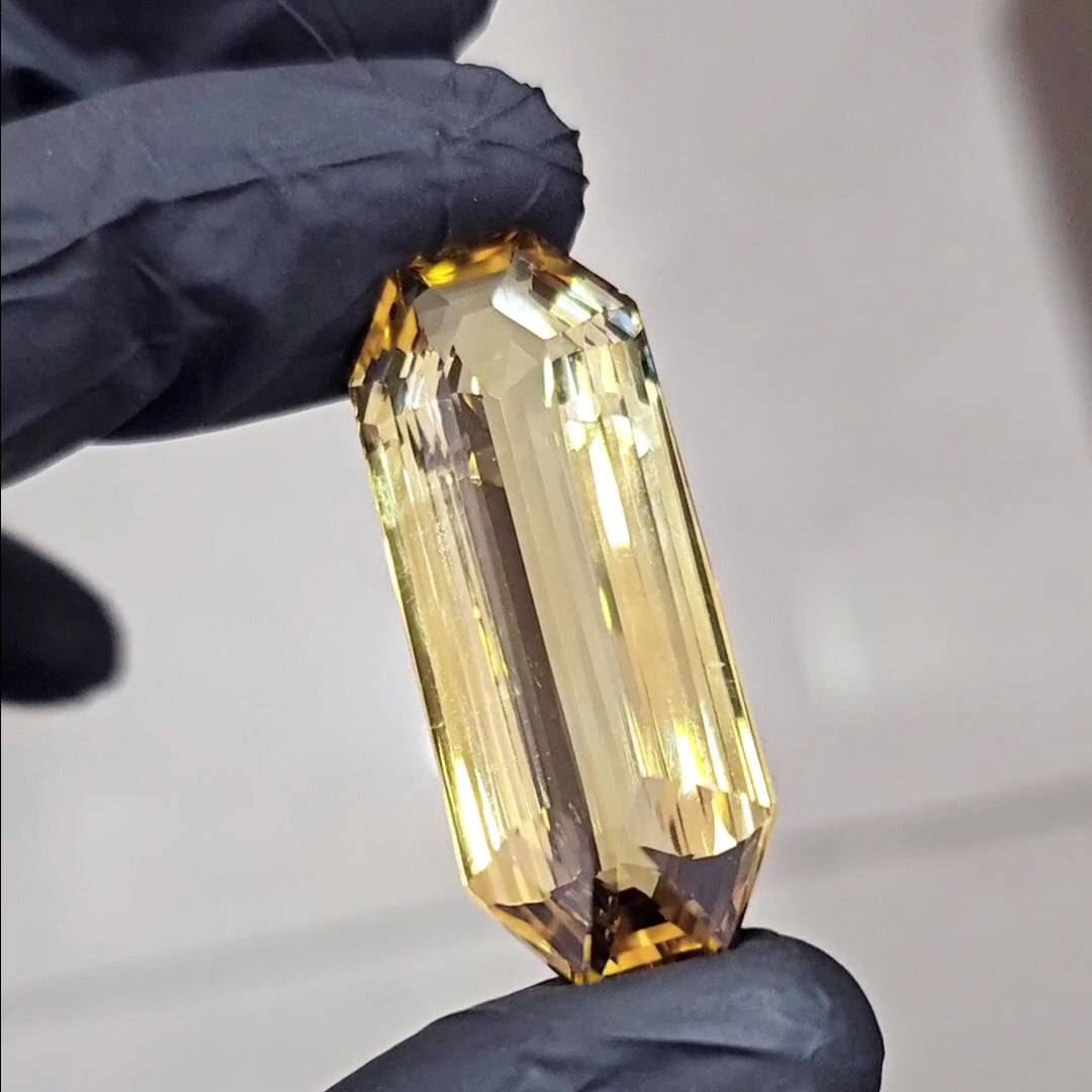 Natural Big Size Citrine |  Size: 42x16mm | Flawless Clarity Top Quality - The LabradoriteKing