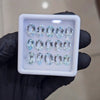 15Pcs of Natural Aquamarine Faceted  | Eye/loupe clean | Mix | Size: 9x11mm - The LabradoriteKing