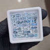 42Pcs of Natural Aquamarine Faceted  | Eye/loupe clean | Mix | Size: 4x8mm - The LabradoriteKing