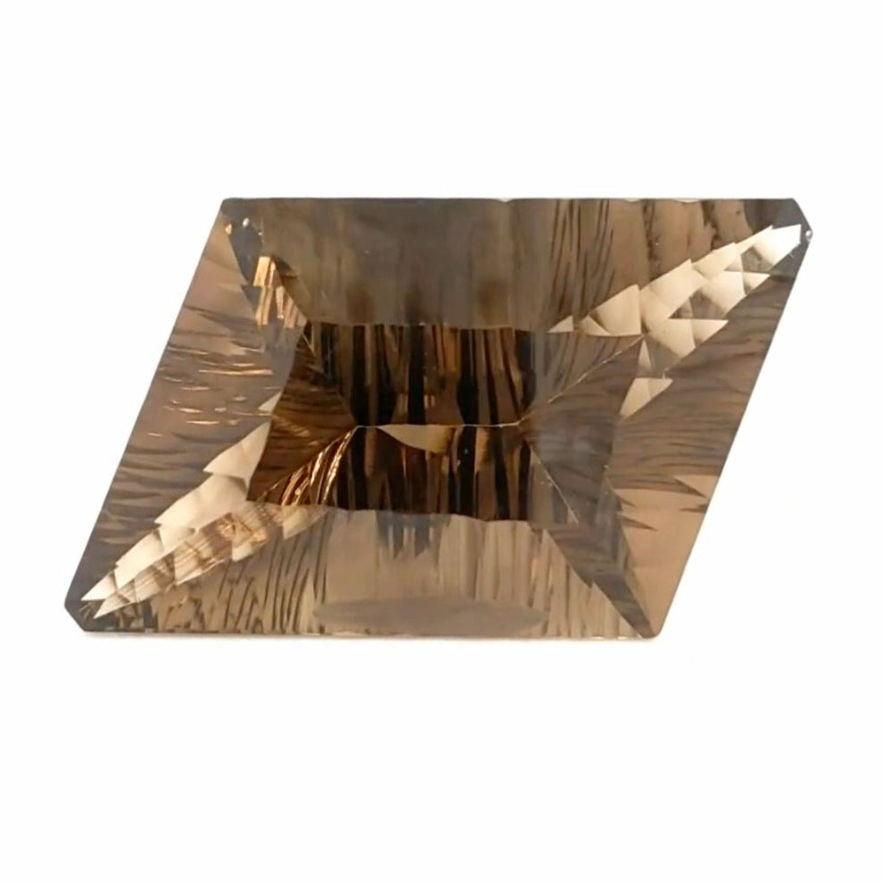 Natural Smoky Quartz Concave Cut | Fancy | 30x23mm