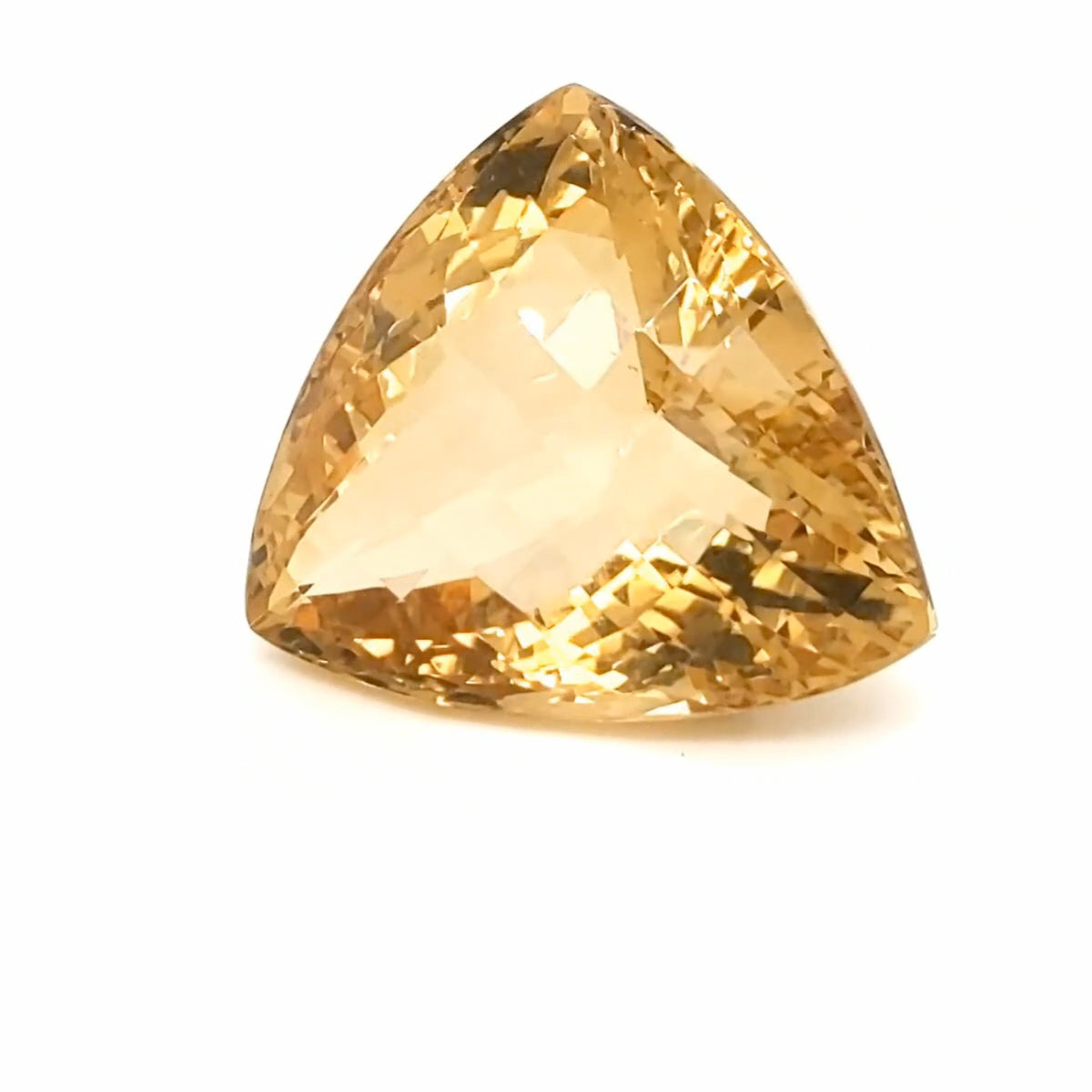 Natural  Citrine Checker Cut | Trillion | 28x27mm