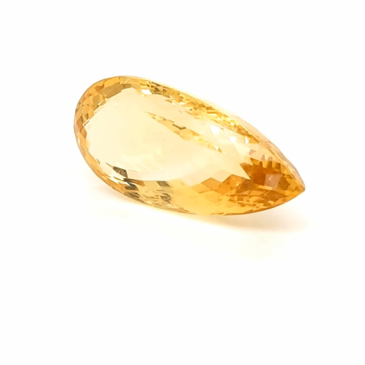 Natural  Citrine Faceted | Pear| 41x19mm