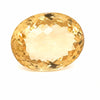Natural  Citrine Checker Cut | Oval | 35x27mm