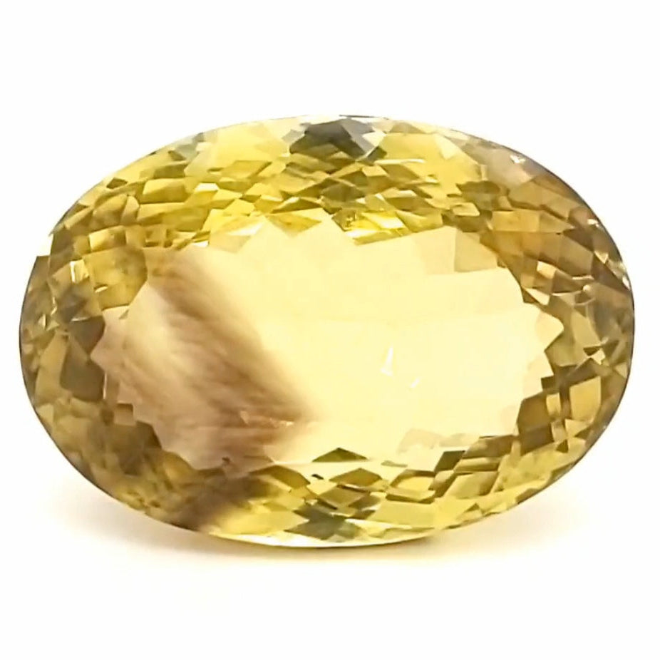 Natural Phantom Quartz Faceted | Oval | 24x17mm