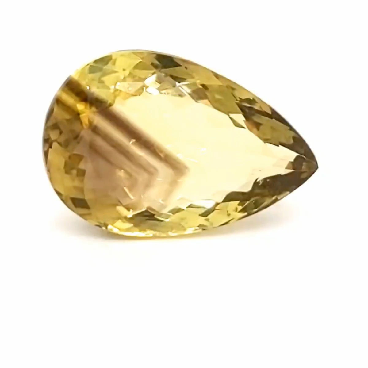 Natural Phantom Quartz Faceted | Pear| 24x16mm